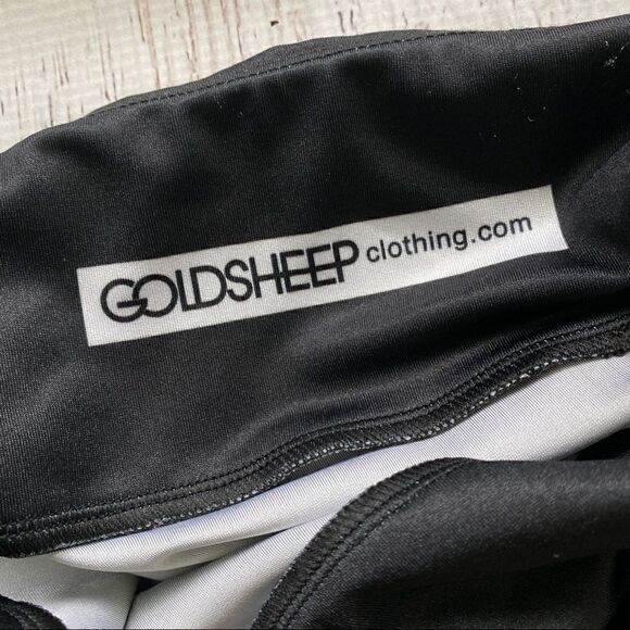 Goldsheep black striped “M” leggings - Picture 8 of 8